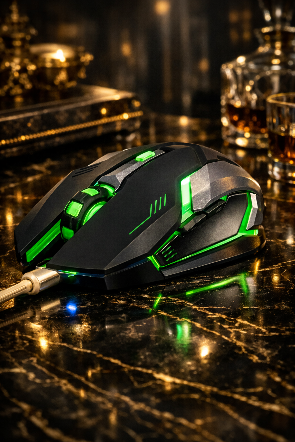 Ninja Dragon Stealth 7 Wireless Silent LED Gaming Mouse