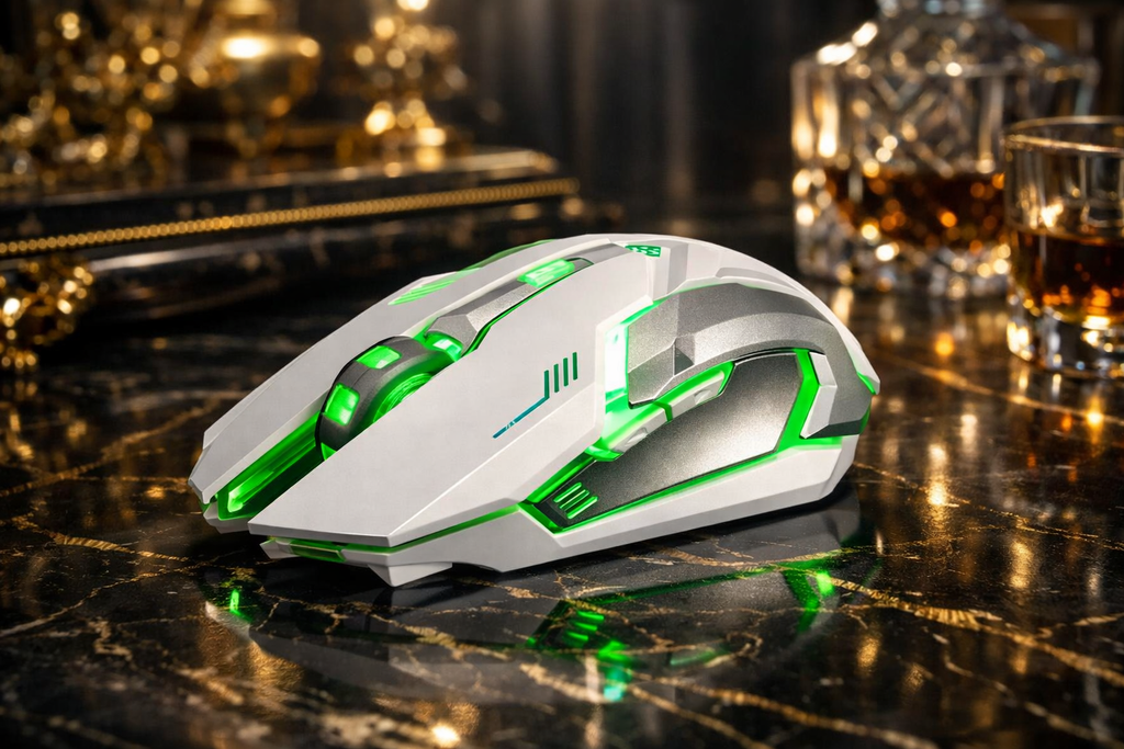 Ninja Dragon Stealth 7 Wireless Silent LED Gaming Mouse